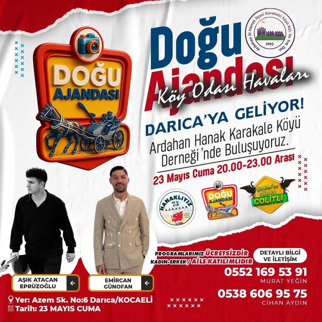 KÖY ODASI HAVALARI - DARICA KARAKALE KÖY DERNEĞİ