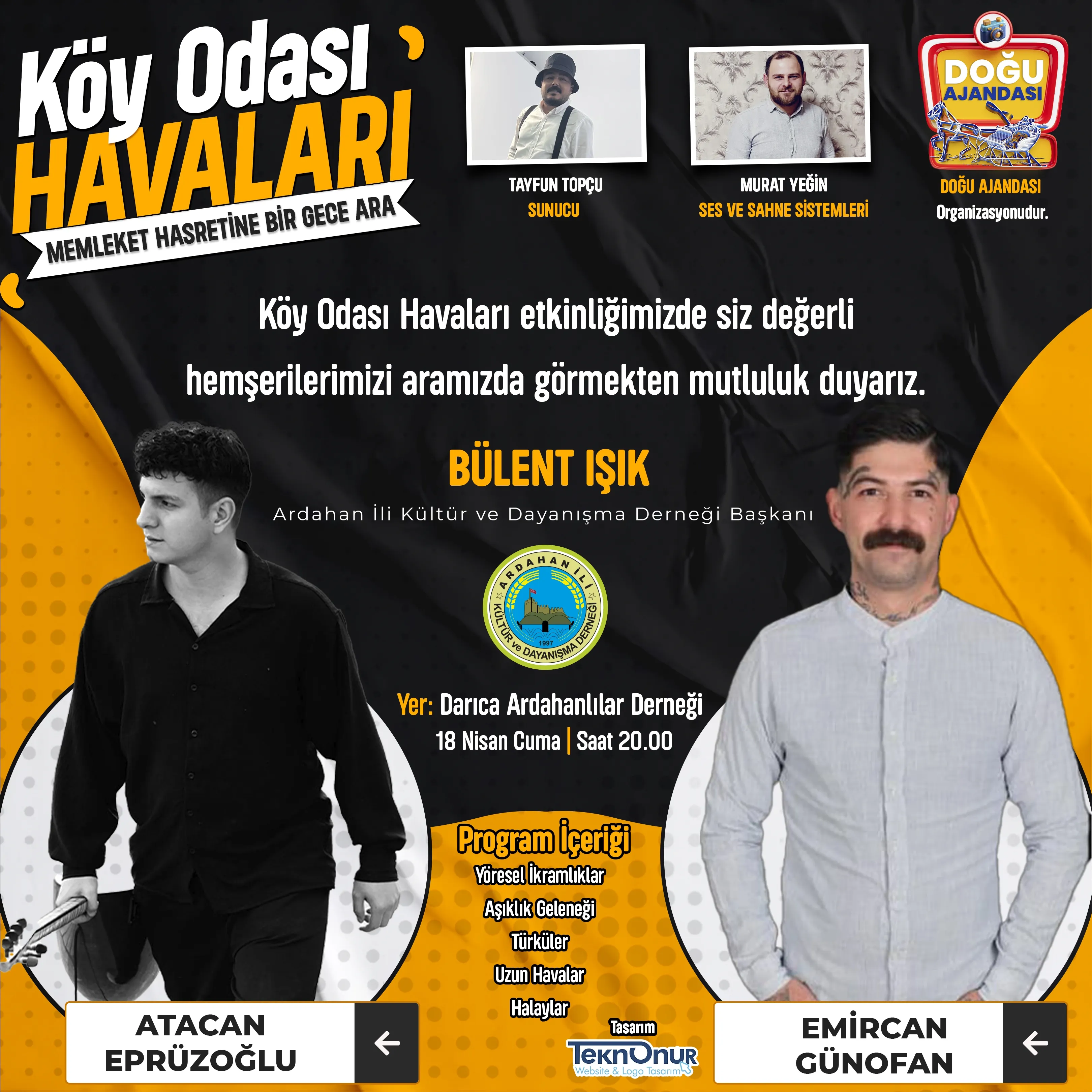 Köy Odası Havaları - Darıca Ardahanlılar Dernek Programı
